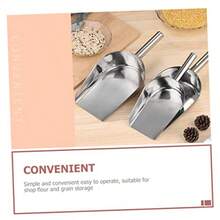 Pala De Inoxidable Multifuncional Para Cocina Cuchara De Alimentos y Diseño Ergonómico y Resistente Para y Scoops De Comida - pago - Ver 2