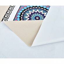 Zobesta - Manteles de vinilo cuadrado impermeable mantel de plástico de PVC impermeable mantel de vinilo pesado para cocina comedor y fiesta 139.7 x 139.7 cm 4 asientos beige - Beis - Ver 8