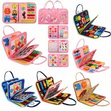 Busy Board Montessori Toys For Toddler Boy Birthday Gifts, Busy Book Sensory Toys For Toddlers, Learning Educational Toddler Travel Activities - 彩色 - 查看 2