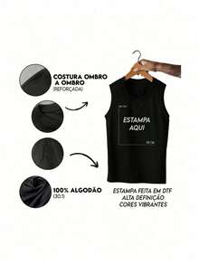 Oversized Tank Top For Gym, Bulking, Life, Workout, Diet, Bodybuilding, Exercise, Fitness - 黑色 - 查看 5