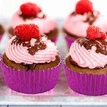 Forro para Cupcakes en Rosa Intenso, Juego de 32,36802536 - Rosa Fucsia - Ver 2