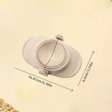 Khuôn làm bánh bao 3 kích cỡ, vỏ bánh bao bằng rơm lúa mì sáng tạo, khuôn bánh ngọt, khuôn bánh nướng, kẹp bánh bao. - Màu be - Xem 9