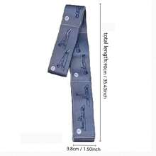 1pc Multi-Segment Stretching Resistance Band, Yoga Posture Correction Latex Band, 8-Loop Elastic Resistance Band - Multicolor - View 7