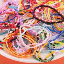 9700pcs 39-Color Mixed Glass Seed Bead DIY Jewelry Making Kit, Craft Gift For Women, Friendship Bracelet Beading Set, 3 Styles Available (A/B/C) - 39-color Rice Beads - View 6