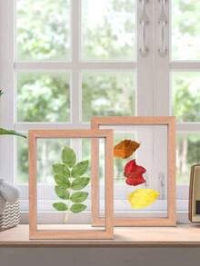 10片装塑料玻璃替代品，适用于制作席位卡、标牌、DIY工艺品，透明亚克力板套装，适用于婚礼和派对装饰 - 無色 - 查看 2