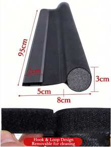 1pc Door Seal Strip, Door Bottom Seal Strip, Bedroom Door Insulation, Soundproof, Windproof, Noise Reduction, Anti-Insect, Anti-Cockroach, Draft Stopper - Multicolor - View 3