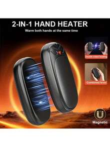 Hand Warmers  Rechargeable 2 Pack Electric Handwarmers Hand Warmer Heater Christmas Outdoors Hunting Golf Camping - Hand Warmer Only (Model 1) - View 3