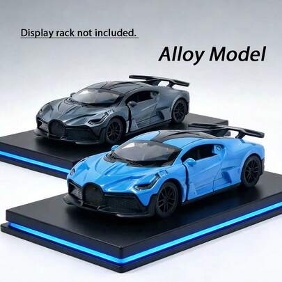 1:36 legeringsbilsmodellprydnad - Perfekt för heminredning och som en noggrant utvald present. - Har en design med tre öppningsbara dörrar som autentiskt återskapar fordonets stil. - Återskapar autentiskt fordonets stil.