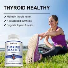 Iodine & Vitamin B12, Thyroid Health & Energy Support, 120 Capsules - 1 Bottle - View 4