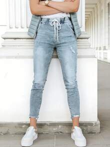 Snowflake Denim Blue