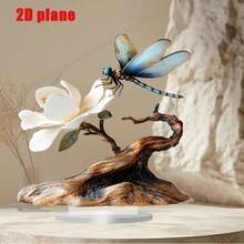 1 buc Decor de birou cu libelule - Stil boem, potrivit pentru acasă, birou sau cafenea, decorare cu libelule