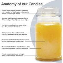 Village Candle Vela aromática en tarro grande de cristal con aroma de menta de eucalipto 22 onzas verde - Verde - Ver 5