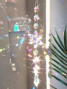 1pc Rainbow Guardian Angel Crystal Suncatcher - Charming Hanging Crystal Glass Decor For Home, Car, Porch, Valentine's Day Gift, Birthday Gift, Gift For Best Friend, Home Decor, Gift For Mom, Hanging Home Decor - Multicolor - View 7