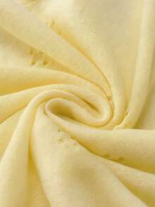 GIGOGOU Women's Lightweight Knit Cardigan, Casual & Breathable Long Sleeve Sunscreen Shirt, Spring/Summer - Yellow - View 3