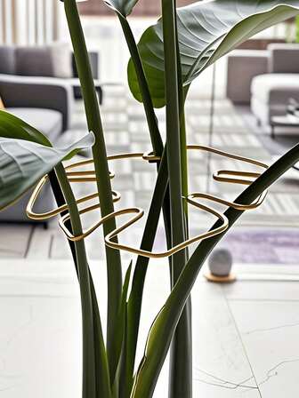 Durable Stabilizer And Support System - A Metal Climbing Plant Trainer, Ideal For Healthy Plant Growth Aesthetically Garden Support. Plant Support Structure | Climbing Plant Support | Metal Stabilizer