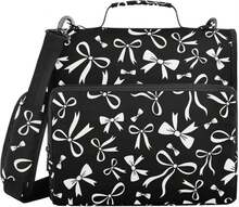 Zipper Binder Bag 3 Ring File Folder Portfolio Organizer Zippered Binder Bags With Strap Fits Laptop Women Men - ColorJ - 查看 1