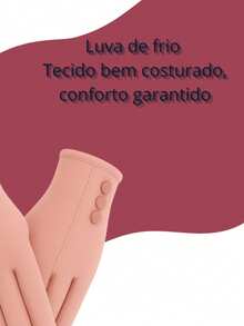 Stylish Soft Touch Unisex Thermal Cold Weather Gloves - Skin Color - View 2