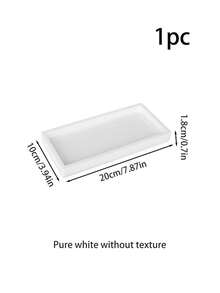 Bathroom Tray, Small Vanity Tray Silicone Soap Dish Sponge Holder Kitchen Sink Organizer Bathroom Accessories, Suitable For Countertop, Bathroom, Shower - Multicolor - View 17