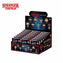 Netflix 1PC  Officially Licensed 3D Anime Character Series 5 Mystery Bulk Bag Clip Keychain Random One Will Mike Wheeler And Eleven For Family Friends Anniversary Gifts - View 7