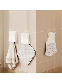 1个厨房手套架 - 橡胶手套挂钩和洗碗手套收纳架，适用于厨房台面和水槽，节省空间，可壁挂或桌面安装，耐用的吧台式设计，整洁的厨房收纳，清洁时快速取用，多用途，适用于家庭、洗衣房和手工区。