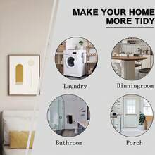 Medicine Cabinet Mirror, Bathroom Wall Mirror Cabinet With Storage, Open Compartment, Adjustable Shelves, White/Black,4.7 X 21.6 X 27.1 Inches - 黑色 - 查看 7