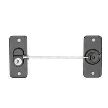 1件装冰箱锁套装，带硅胶绳保护套，适合儿童使用。冰箱锁带钥匙，表面友好，黑白两色可选。 - 彩色 - 查看 8