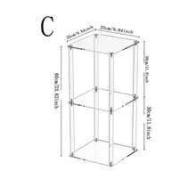 1pc Acrylic Modern Style Beverage Table, Suitable For Small Spaces, 10-Inch Square, Transparent Side Table/Coffee Table, Applicable For Living Room, Next To Sofa, Easy To Assemble - Transparent - View 13