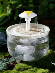 1 件 50.72 盎司 USB 供电自动宠物饮水器，运行安静，易于清洁的设计，适用于猫和小型宠物，无需电池（不含适配器），随机颜色水泵