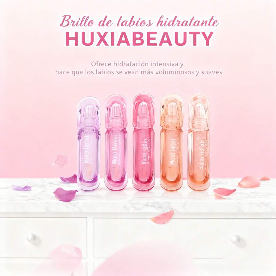 Aceite Labial Rollerball, Bálsamo Labial Transparente, Aceite Labial con Diseño de Bola Rodante Transparente, Bálsamo Labial Hidratante Nutritivo para Labios Secos y Agrietados ( # 3 fresas, M) - #1 Mango - Ver 1