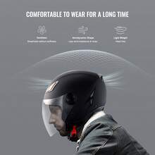 Motorcycle Helmets - Motorrad-3/4-Helm,ヨーロッパバージョン,Größe L - チェックする 5
