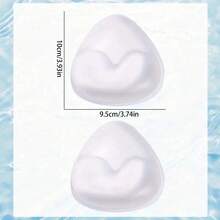 1对优雅硅胶胸垫 - 隐形、可重复使用、加厚设计，适用于比基尼挂脖式文胸，增强无痕内衣效果，柔软舒适的女士内衣配件 - 彩色 - 查看 7