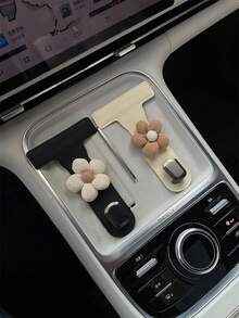 خطاف صندوق القفازات للسيارة، خطاف لاصق لصندوق القفازات، خطاف صندوق القفازات بزهرة صغيرة، خطاف تخزين للراكب الأمامي، خطاف تخزين داخلي للسيارة - متعدد الألوان - مشاهدة 8