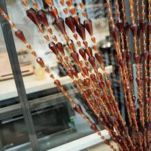 Beaded Door Curtains - 042coffee - View 1