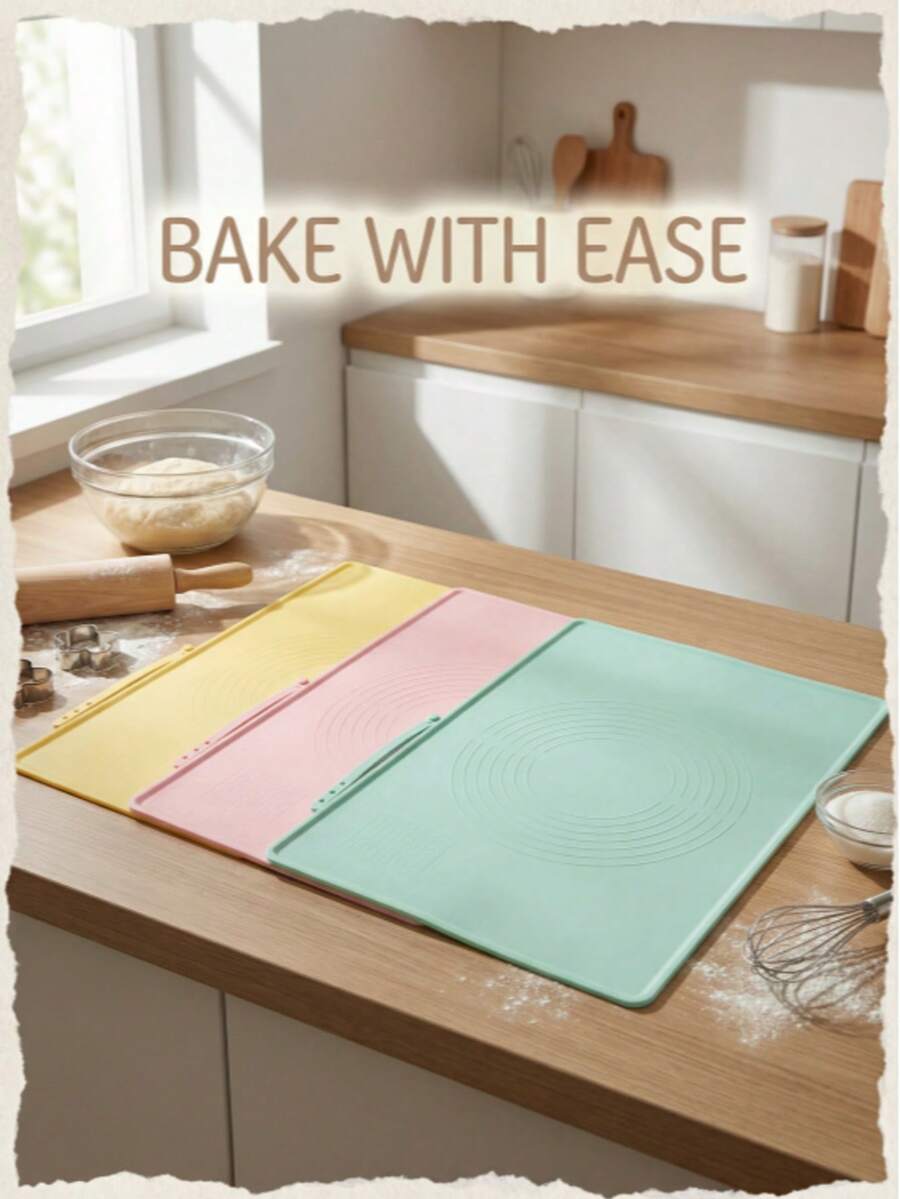 空气炸锅烘焙垫纸，防油纸，材质防水、防油、不透水，适用于烤箱/微波炉/空气炸锅，加厚耐高温，披萨/烘焙防油纸，空气炸锅专用纸，厨房烘焙纸。 - 彩色 - 查看 1