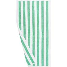 Basics - Toalla de playa y alberca a rayas 100 % algodón suave y absorbente de secado rápido grande paquete de 2 verde 76 x 152 cm - verde - Ver 8