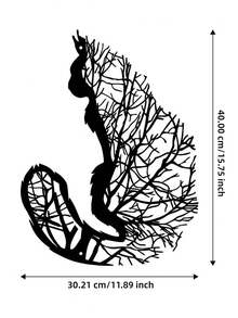 1 pieza Escultura de pared de silueta de gato de hierro - Decoración colgante de metal para interiores y exteriores, adecuada para sala de estar, patio, jardín - Decoración del hogar multiusos, sin necesidad de energía, excelente para la decoración de la habitación - Negro - Ver 9
