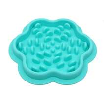 1pc Pet Silicone Slow Feeder Bowl, Anti-Choke Anti-Vomiting Dry And Wet Food Silicone Dish, Floral Shaped - Multicolor - View 21