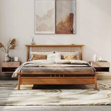 HOMCOM Nightstands - Madera Natural - Xem 9