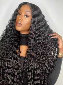 Uveous 250% Density 42Inch 13x4 Deep Wave Lace Front Wigs Human Hair Pre Plucked 13x4  Frontal Wigs Human Hair HD Lace Deep Wave Wig 100% Human Hair Wigs For Women - 13X4 DP - 查看 4