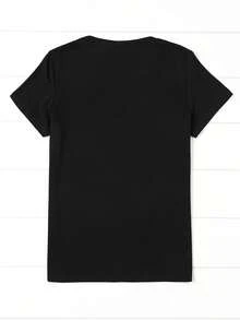 Coffee Counseling Printed Casual T-Shirt Soft Light Beige-Friendly Unisex Round Neck Short Sleeve Tee Bohemian Style Black With White Lettering All-Season Comfort Machine Washable Perfect Gift For Men Women Comfortable Daily Wear Relaxed Fit Tee Durable Casualwear - màu đen - Xem 2
