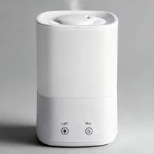 2L Ultrasonic Air Humidifier, Quiet Cold Mist Aroma Diffuser, 360° Rotatable Nozzle, Hands-Free Top Fill, Auto Shut-Off, Suitable For Bedroom & Large Spaces - White - View 3