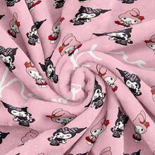 1 buah Selimut Flanel Bermotif Tema Sanrio, Nama Dapat Disesuaikan, Gaya Manis & Keren - Cocok untuk Semua Musim, Lembut, Sempurna untuk Sofa, Tempat Tidur, Luar Ruangan - Hadiah Ulang Tahun dan Liburan yang Sempurna untuk Keluarga dan Teman - MultiWarna - View 10
