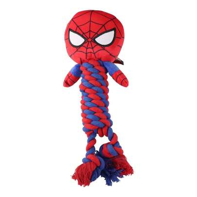 Cerdá Marvel Durable And Interactive Dog Chew Rope Spiderman - Canine Toy For Biting, Playing, And Training, Ideal For Enhancing The Development And Skills Of Puppies And Adult Dogs