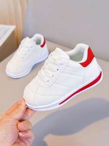 New Kids Sports Shoes, Running Shoes, Casual Shoes, Tennis Shoes, Baby Shoes, Soft Bottom Toddler Shoes, Lightweight & Comfortable - Red - View 9