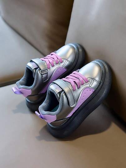 1双儿童低帮帆布鞋，透气休闲鞋，男女童运动鞋，耐磨防水小学生白色鞋