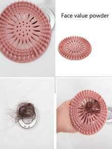 浴室地漏毛发收集器、水槽和浴缸地漏过滤器、厨房水槽硅胶防堵塞地漏盖、网状地漏过滤器 - 多色 - 查看 3