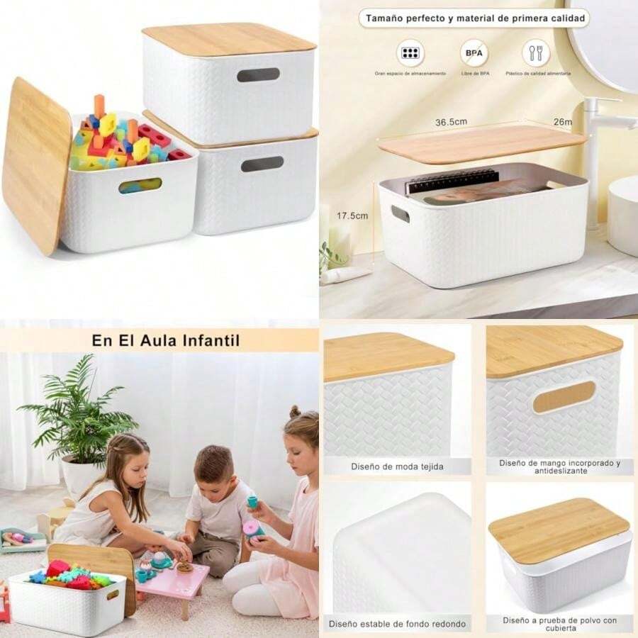 Storage Baskets - Multicolor - View 1