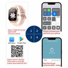 LIGE's New Smart Watch Sedentary Reminder, Breathing Training, Step Counting, Exercise Distance, Calorie Consumption, Smart Alarm Clock, Female Physiological Reminder, Multiple Exercise Modes, Fashionable, Elegant And Luxury Women's Smart Watch