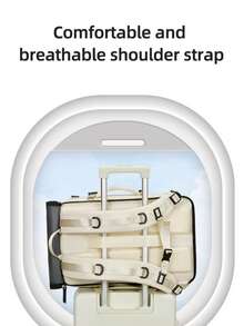 1 件裝大容量旅行背包，帶鞋櫃，輕便筆記型電腦日用背包，時尚旅行通勤包，時尚大容量多功能旅行背包，純色多口袋筆記本電腦背包，帶 USB 充電口，書包，登山包，旅行背包，電腦包，可攜帶筆記本電腦，可放入機艙座椅下，航空包，女士旅行背包，航空認證休閒背包，電腦包，可攜帶筆記本電腦，可放入機艙座椅下，航空包，女士旅行背包，航空認證休閒背包，航空公司旅行背包 - 米色 - 查看 9