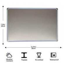 1 PIEZA Letrero de metal retro sarcástico de aluminio, por favor dile a tus senos que dejen de mirar fijamente a mis ojos, póster divertido, para decoración de pared exterior, calle, patio, garaje, hogar, cafetería, bar, club, granja, jardín, arte de pared, cartel de hojalata, regalo festivo, 8"x12" / 30cm*20cm.